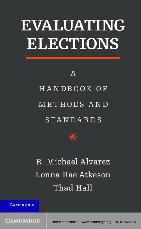 Cover image for book Evaluating Elections