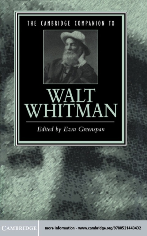 Cover image for book The Cambridge Companion to Walt Whitman