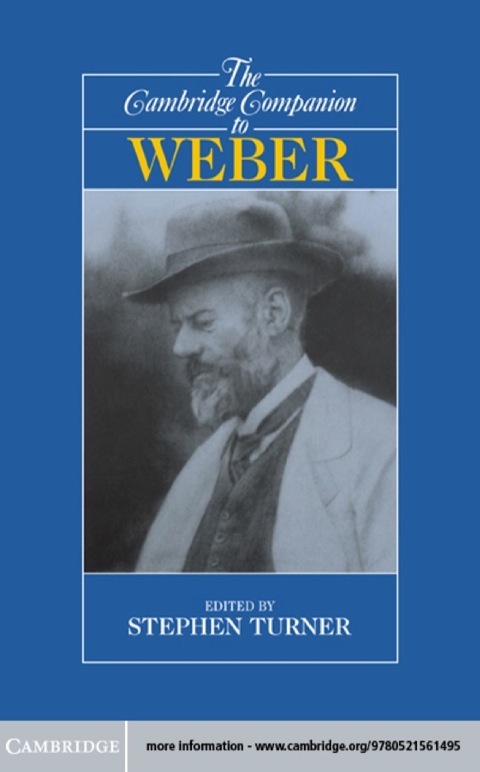 Cover image for book The Cambridge Companion to Weber