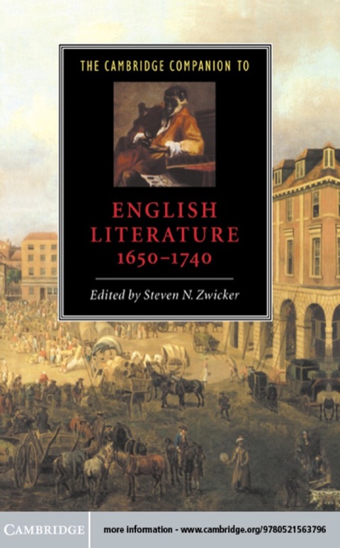 Cover image for book The Cambridge Companion to English Literature, 1650–1740
