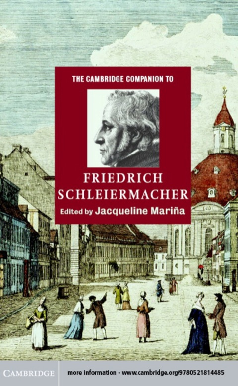 Cover image for book The Cambridge Companion to Friedrich Schleiermacher
