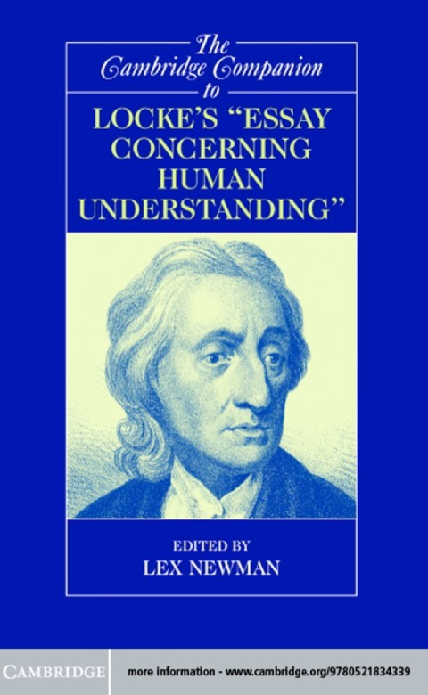 Cover image for book The Cambridge Companion to Locke's 'Essay Concerning Human Understanding'