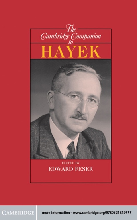 Cover image for book The Cambridge Companion to Hayek