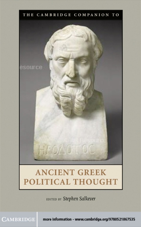 Cover image for book The Cambridge Companion to Ancient Greek Political Thought