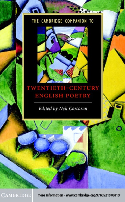Cover image for book The Cambridge Companion to Twentieth-Century English Poetry