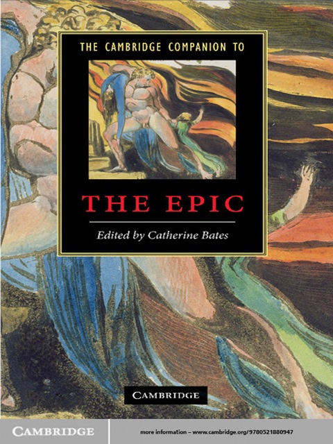 Cover image for book The Cambridge Companion to the Epic