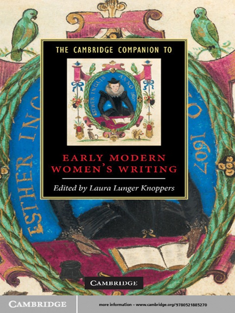 Cover image for book The Cambridge Companion to Early Modern Women's Writing