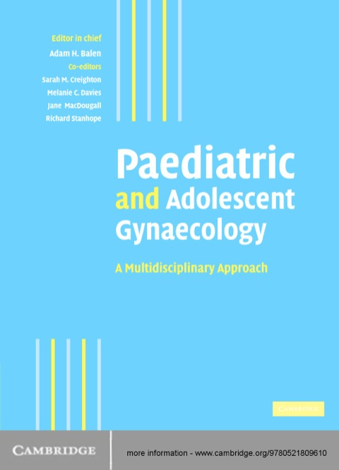 Cover image for book Paediatric and Adolescent Gynaecology