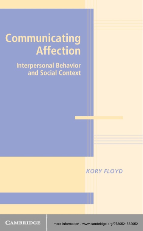 Cover image for book Communicating Affection