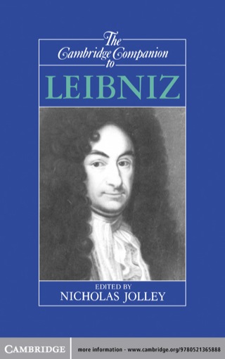 The Cambridge Companion to Leibniz
