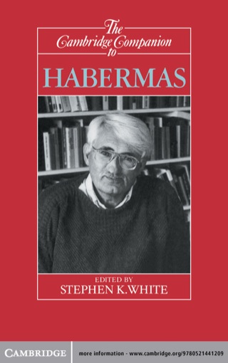 The Cambridge Companion to Habermas