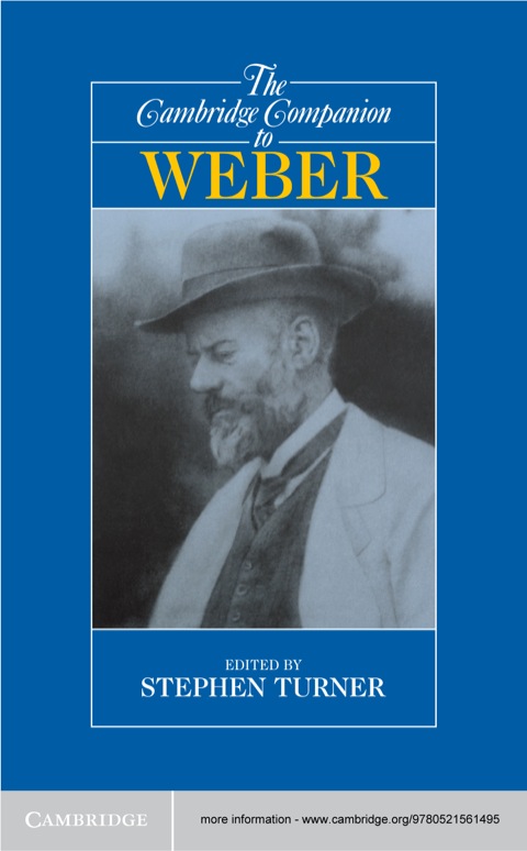 Cover image for book The Cambridge Companion to Weber