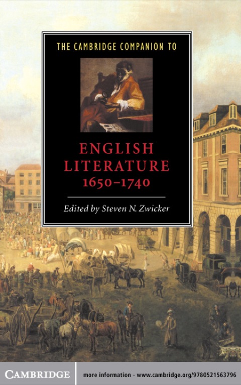 Cover image for book The Cambridge Companion to English Literature, 1650–1740