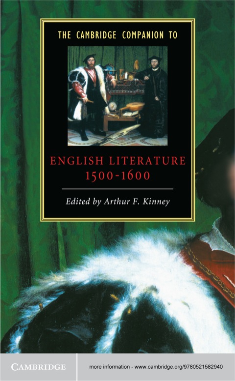 Cover image for book The Cambridge Companion to English Literature, 1500–1600