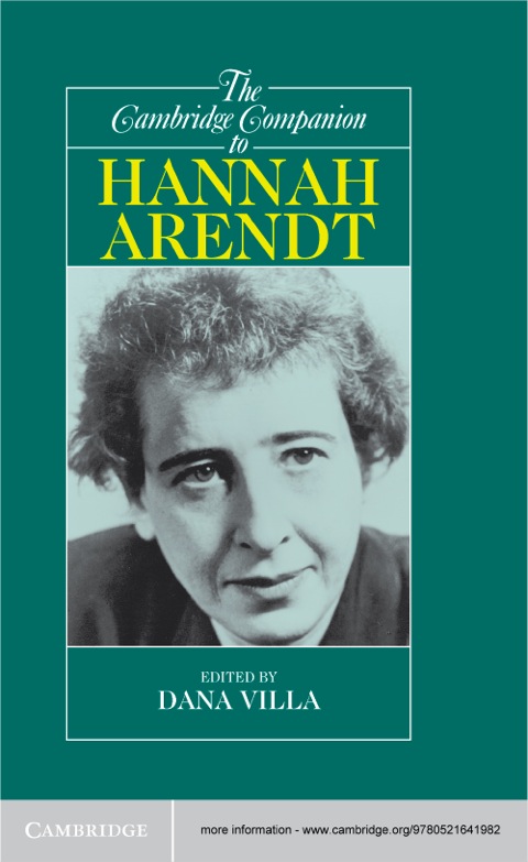 Cover image for book The Cambridge Companion to Hannah Arendt