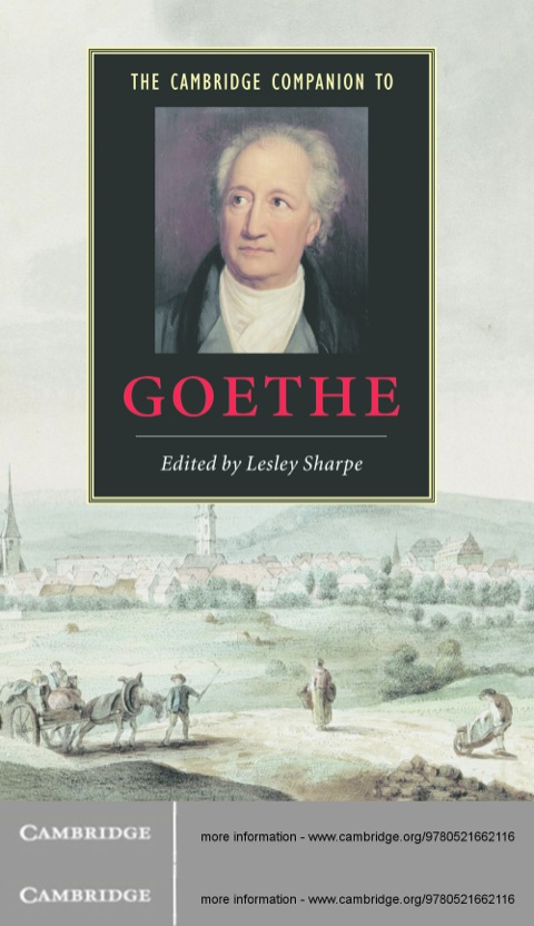 Cover image for book The Cambridge Companion to Goethe