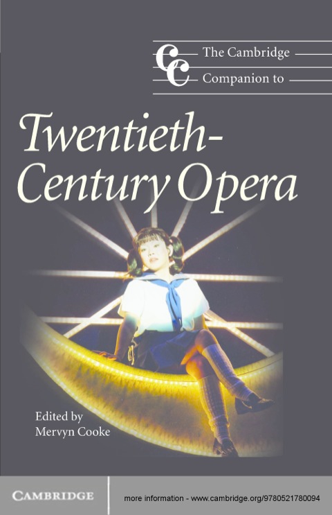 The Cambridge Companion to Twentieth-Century Opera 