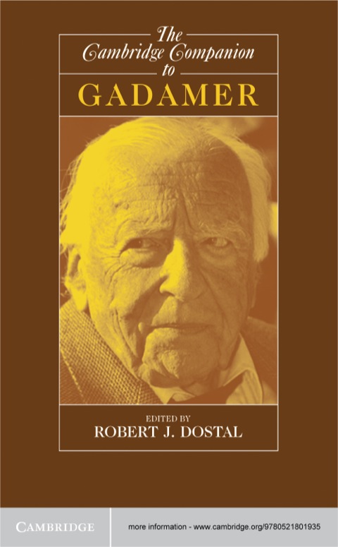 Cover image for book The Cambridge Companion to Gadamer