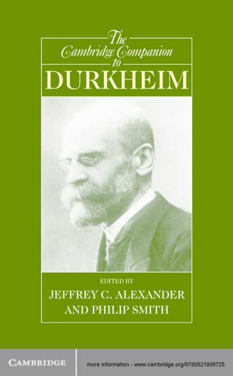 Cover image for book The Cambridge Companion to Durkheim