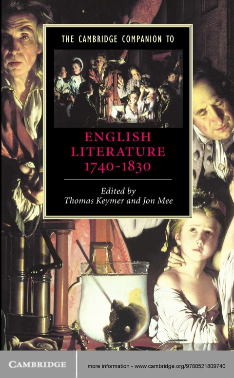 Cover image for book The Cambridge Companion to English Literature, 1740–1830