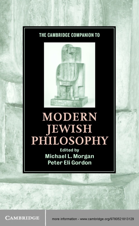 Cover image for book The Cambridge Companion to Modern Jewish Philosophy