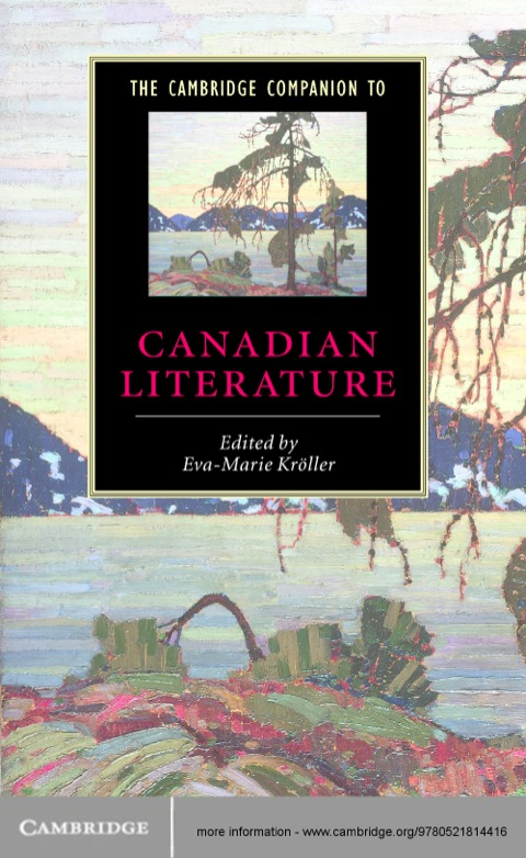 Cover image for book The Cambridge Companion to Canadian Literature