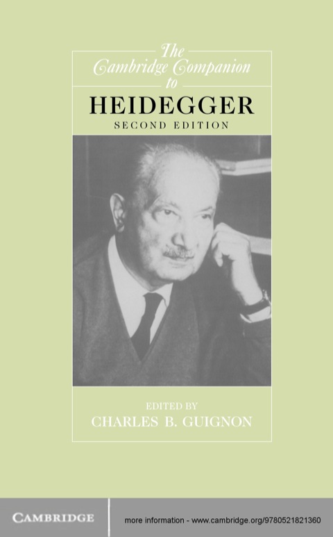 Cover image for book The Cambridge Companion to Heidegger