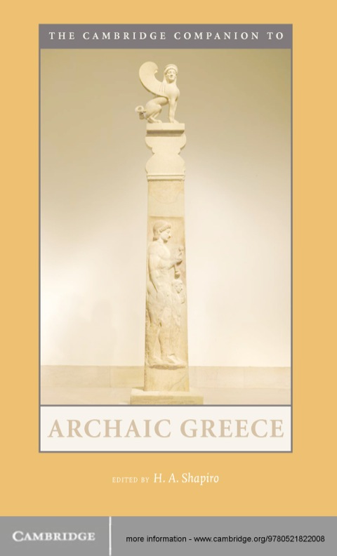 Cover image for book The Cambridge Companion to Archaic Greece