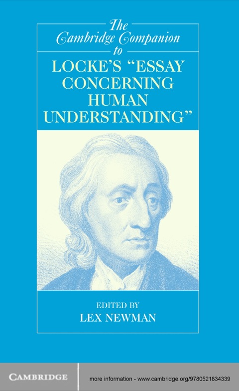 Cover image for book The Cambridge Companion to Locke's 'Essay Concerning Human Understanding'