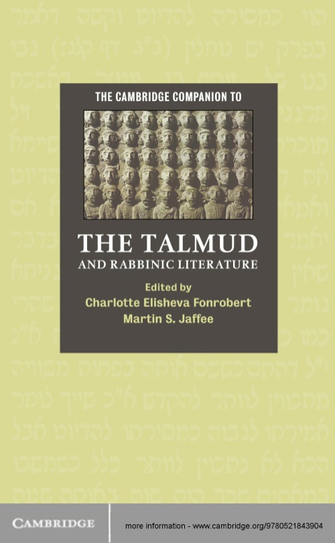 Cover image for book The Cambridge Companion to the Talmud and Rabbinic Literature