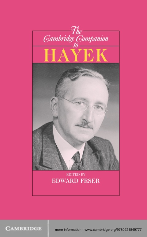 Cover image for book The Cambridge Companion to Hayek