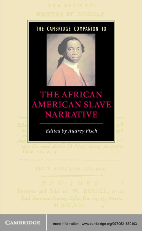 Cover image for book The Cambridge Companion to the African American Slave Narrative
