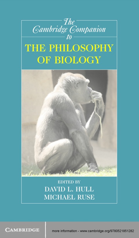 Cover image for book The Cambridge Companion to the Philosophy of Biology