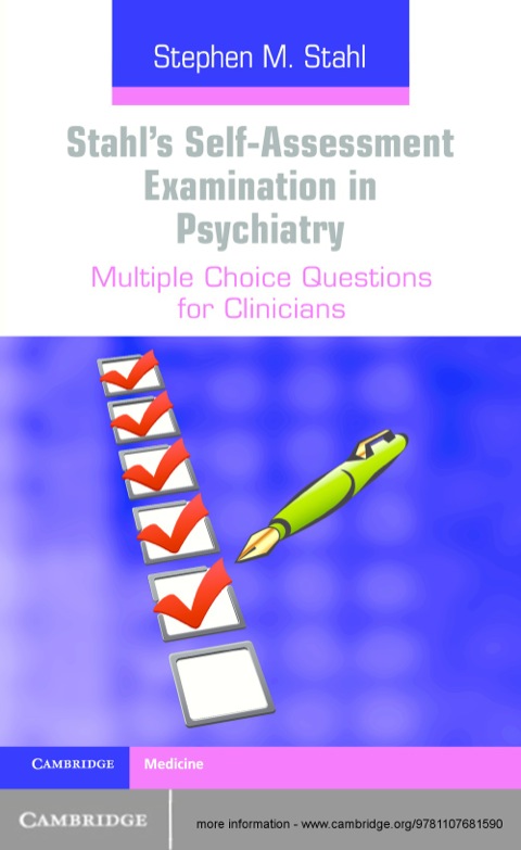 Cover image for book Stahl's Self-Assessment Examination in Psychiatry
