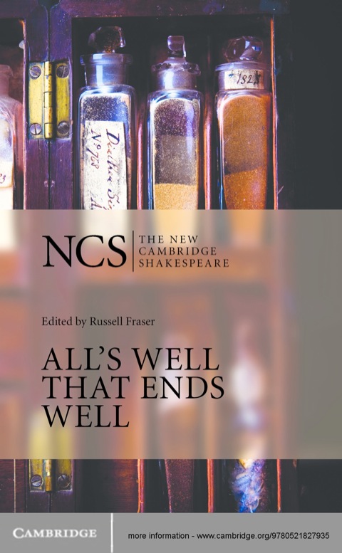 Cover image for book All's Well that Ends Well