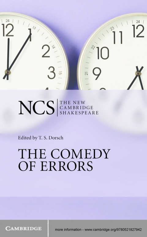 Cover image for book The Comedy of Errors