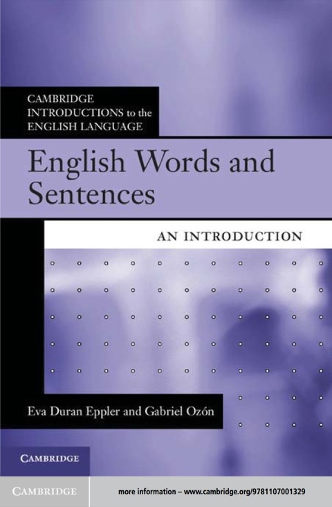 Cover image for book English Words and Sentences