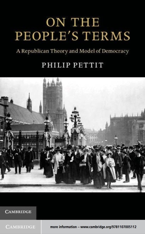 Cover image for book On the People's Terms