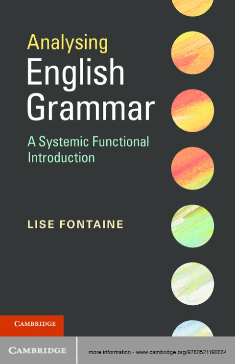 Cover image for book Analysing English Grammar