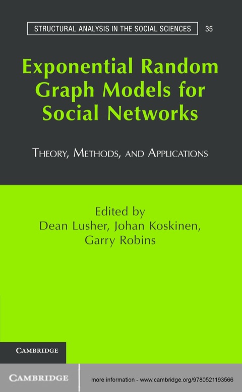 Cover image for book Exponential Random Graph Models for Social Networks