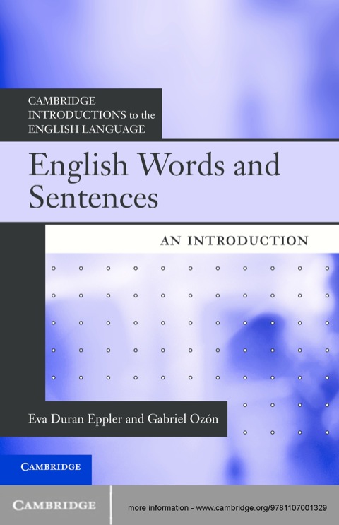 Cover image for book English Words and Sentences