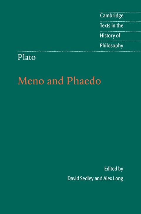 Cover image for book Plato: Meno and Phaedo