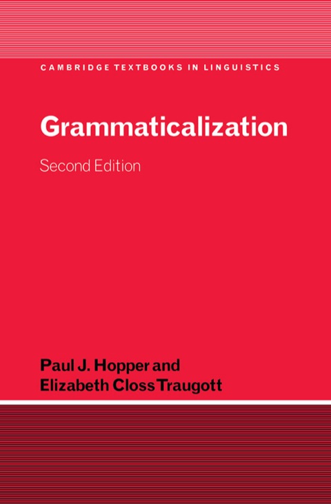 Cover image for book Grammaticalization