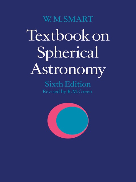 Cover image for book Textbook on Spherical Astronomy