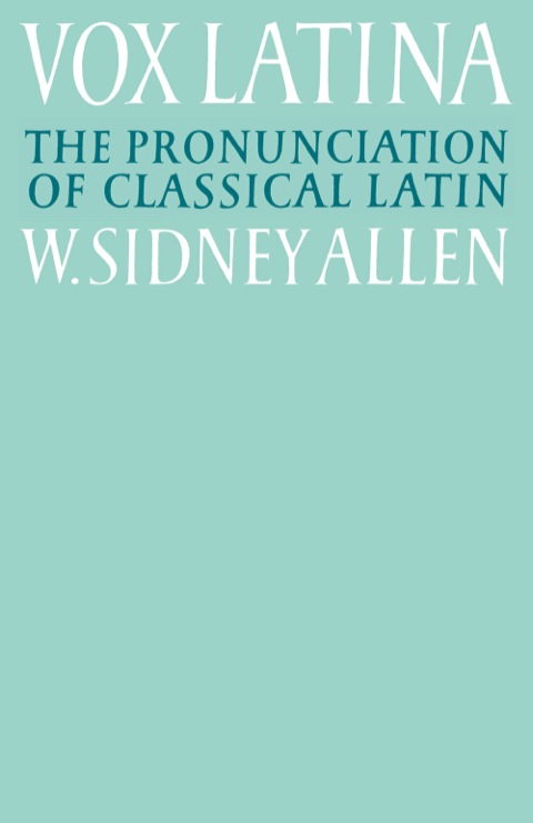 Cover image for book Vox Latina