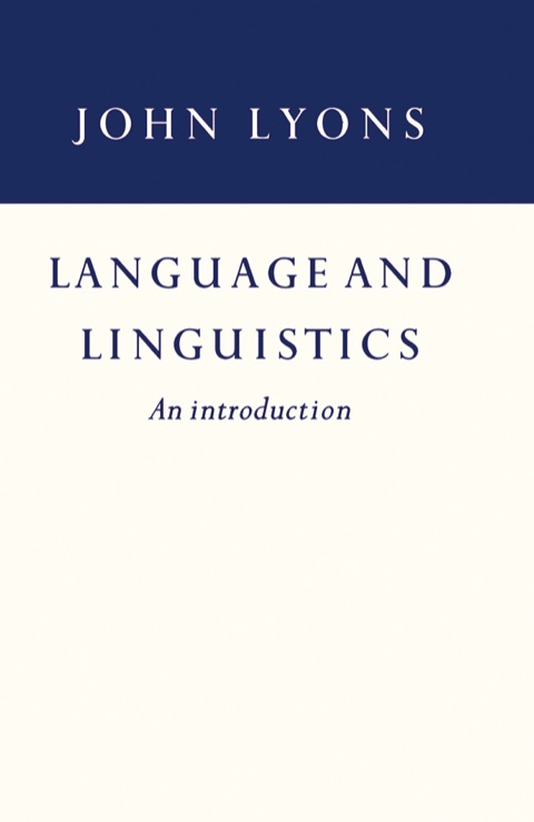 Language and Linguistics 