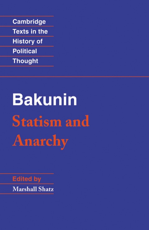 Cover image for book Bakunin: Statism and Anarchy