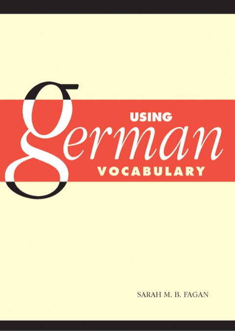 Cover image for book Using German Vocabulary