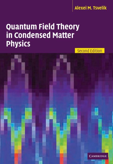 Cover image for book Quantum Field Theory in Condensed Matter Physics