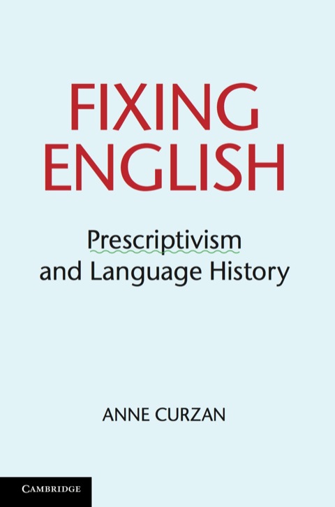 Cover image for book Fixing English